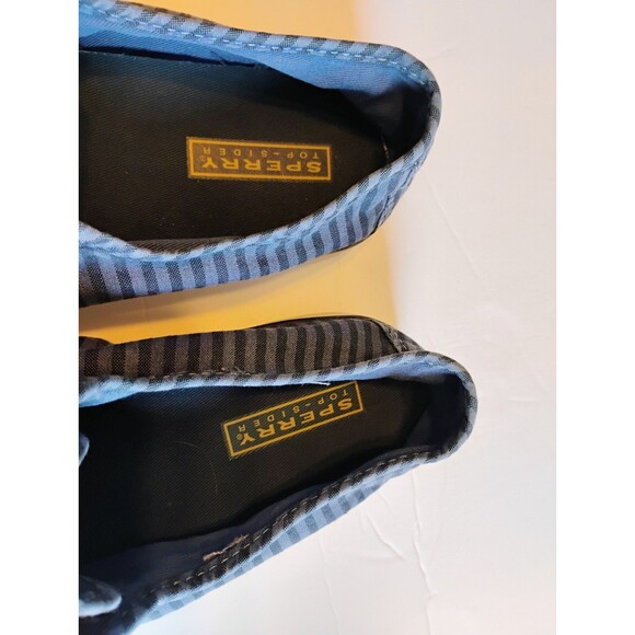Sperry Women's Top Sider Shoes Chambray Striped Blue, Size‎ 7.5 - Picture 2 of 6